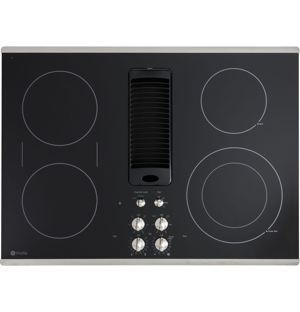 GE PP9830SRSS Profile Series 30" Downdraft Electric Cooktop ADA