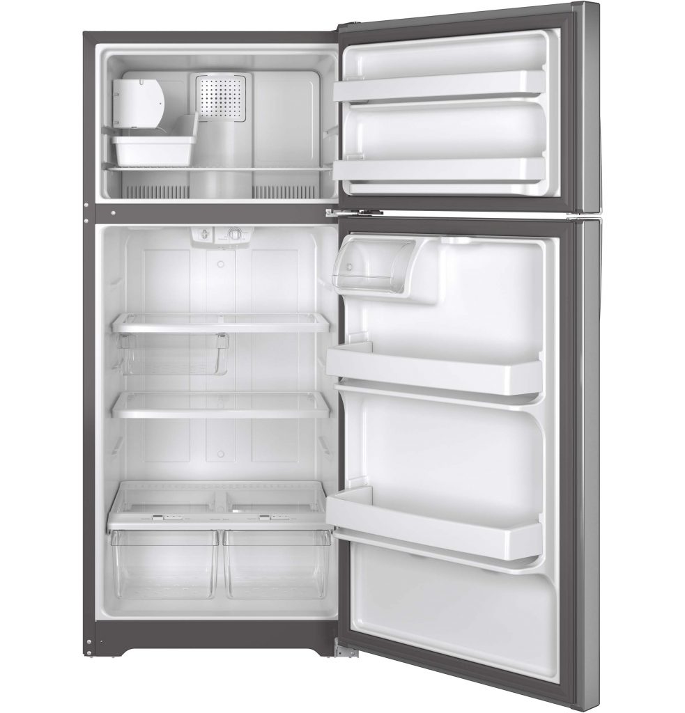 GE® ENERGY STAR® 15.5 Cu. Ft. TopFreezer GIE17GSNRSS ADA Appliances