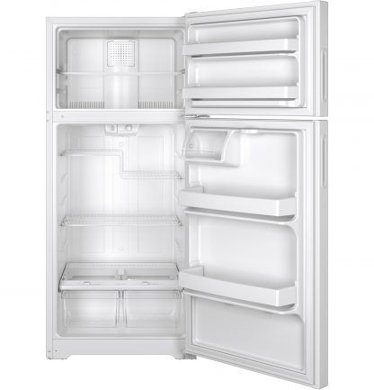 GE® ENERGY STAR® 15.5 Cu. Ft. Recessed Handle Top-Freezer