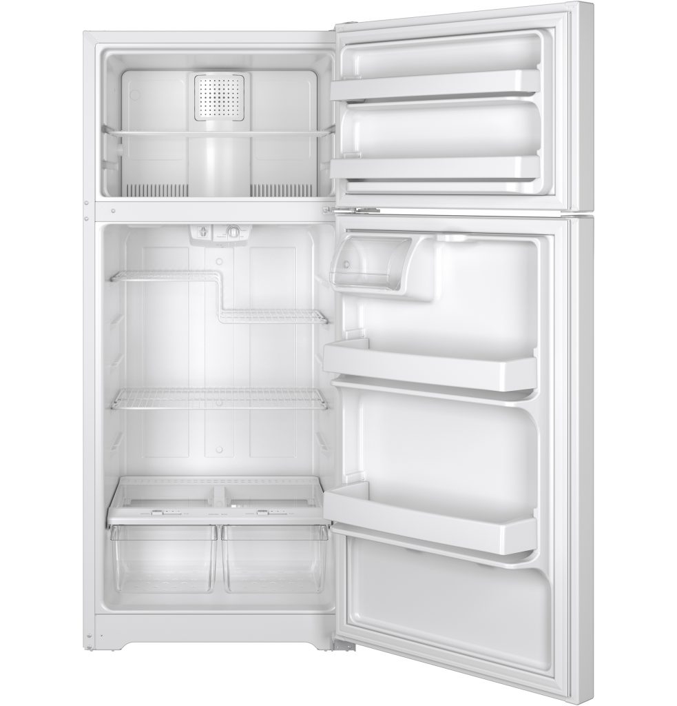 Ge profile refrigerator freezing food