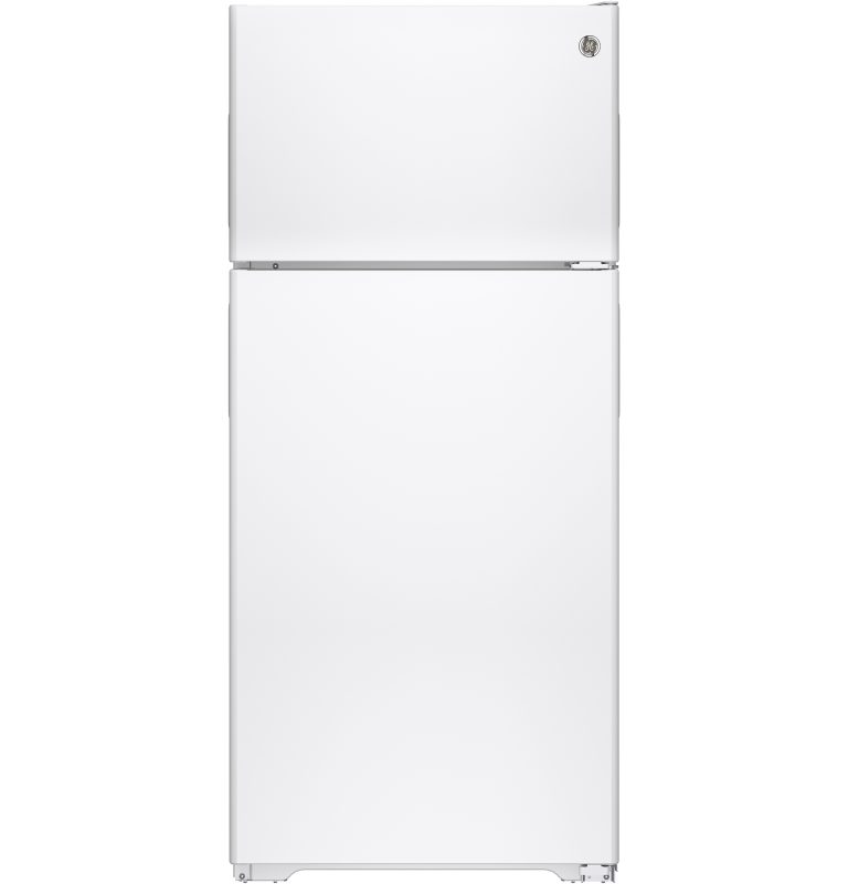 GE® ENERGY STAR® 15.5 Cu. Ft. Recessed Handle TopFreezer Refrigerator