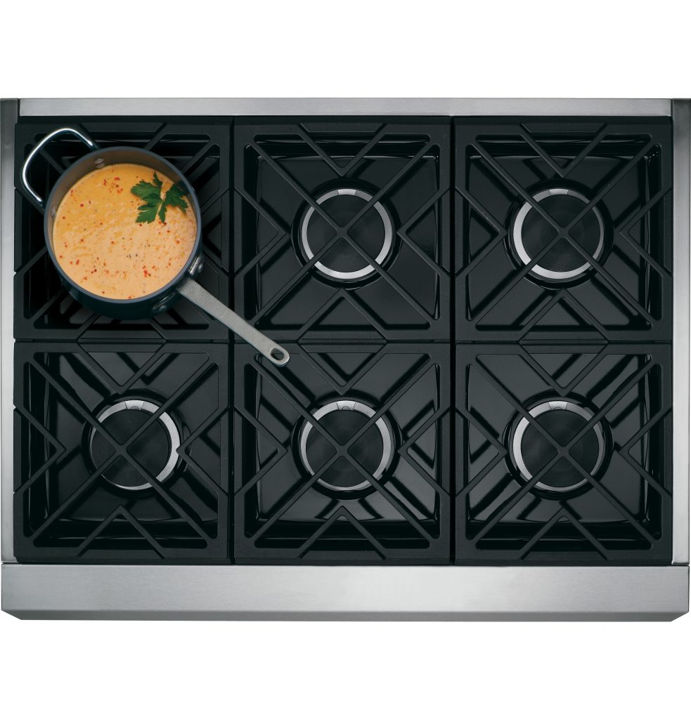 GE Cafe© Series CGU366P2TS1 36" Gas Rangetop ADA Appliances