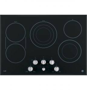 GE Cafe Series 30 Built-In Knob Control Electric Cooktop