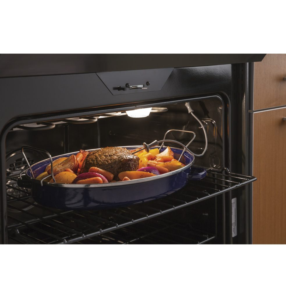 GE Profile™ Series P2S930YPFS 30" Dual Fuel SlideIn Front Control