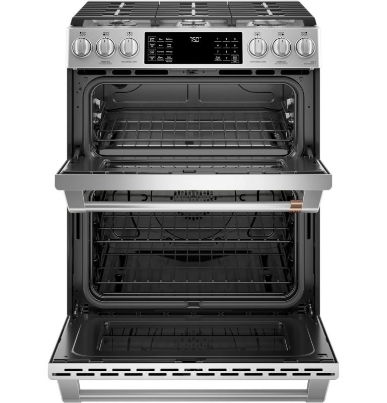 GE Café™ CGS750P2MS1 30" Smart SlideIn, FrontControl, Gas DoubleOven